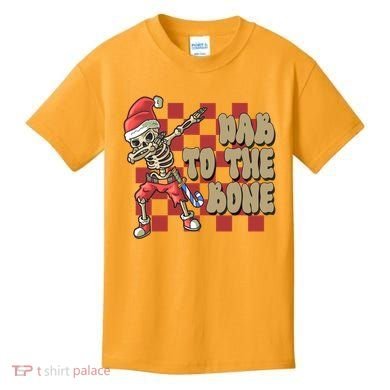 Dab To The Bone Funny Halloween Skeleton Kids T-Shirt
