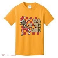 Dab To The Bone Funny Halloween Skeleton Kids T-Shirt thumb 0
