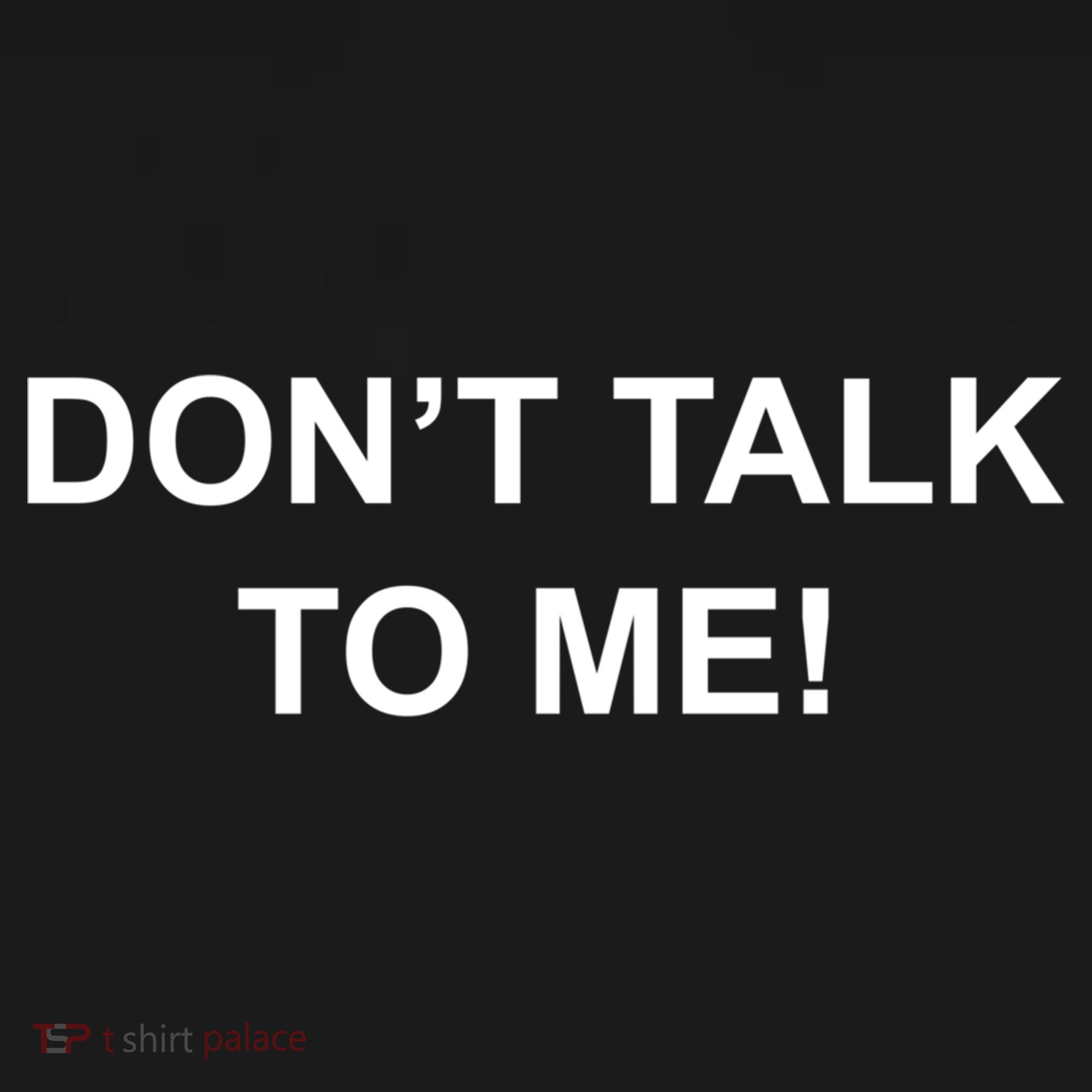 Don't Talk To Me Secret Masked Performer Gift Tank Top