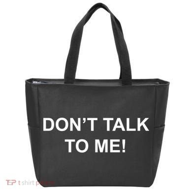 Don't Talk To Me Secret Masked Performer Gift Tote Bag
