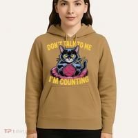 Dont Talk To Me Im Counting Knitting Cat Funny Cat Knits Hoodie thumb 5