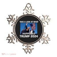 Donald Trump Take A Look What Happened I DonT Die Easily Ornament thumb 0