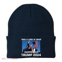 Donald Trump Take A Look What Happened I DonT Die Easily Beanie thumb 0
