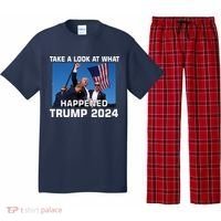 Donald Trump Take A Look What Happened I DonT Die Easily Pajama Set thumb 0