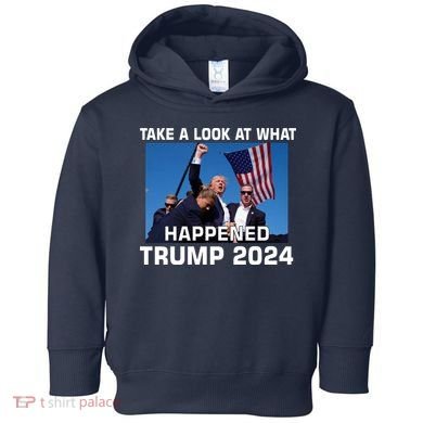 Donald Trump Take A Look What Happened I DonT Die Easily Toddler Hoodie