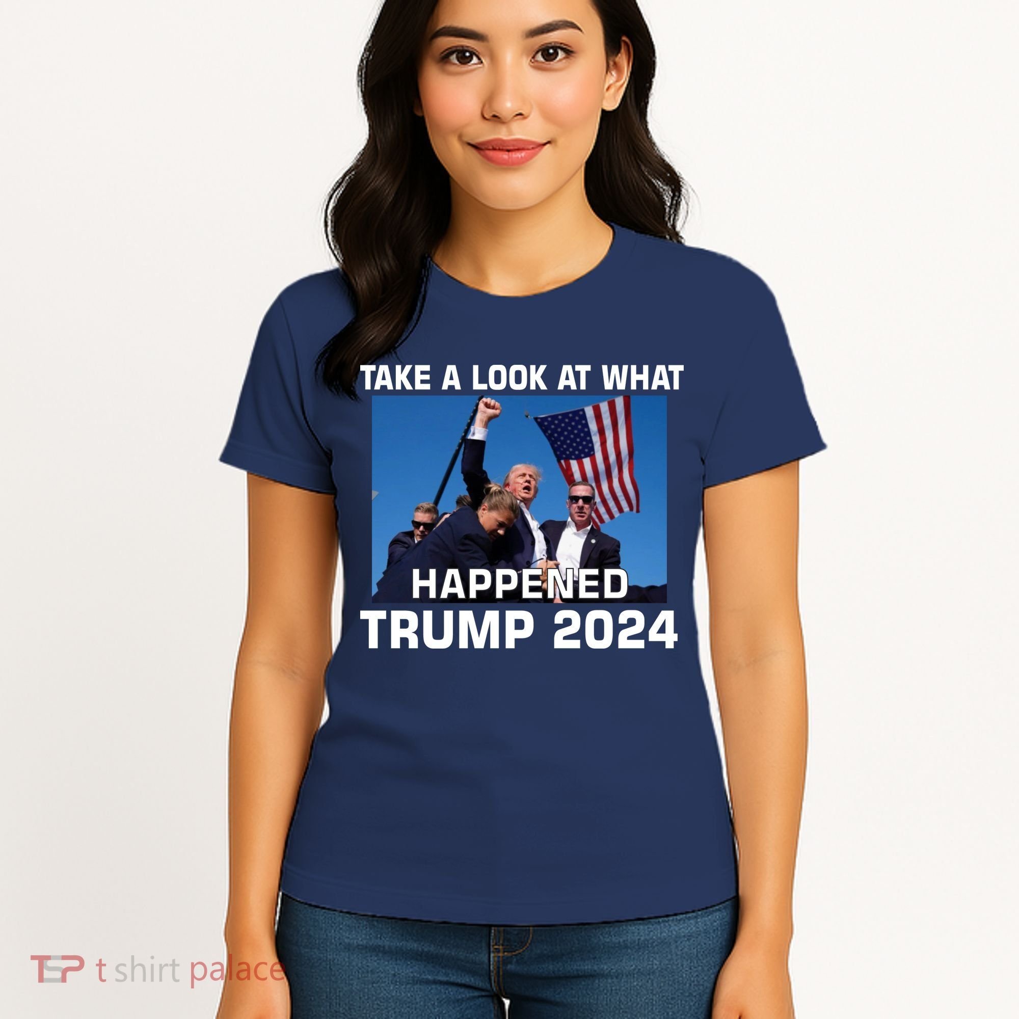 Donald Trump Take A Look What Happened I DonT Die Easily Women's T-Shirt