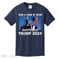 Donald Trump Take A Look What Happened I DonT Die Easily Kids T-Shirt thumb 0