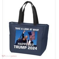 Donald Trump Take A Look What Happened I DonT Die Easily Tote Bag thumb 3