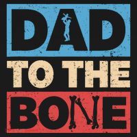 Dad To The Bone Bad Dad Humor Backpack thumb 2