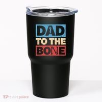 Dad To The Bone Bad Dad Humor Tumbler thumb 0