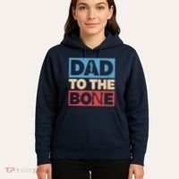 Dad To The Bone Bad Dad Humor Hoodie thumb 5