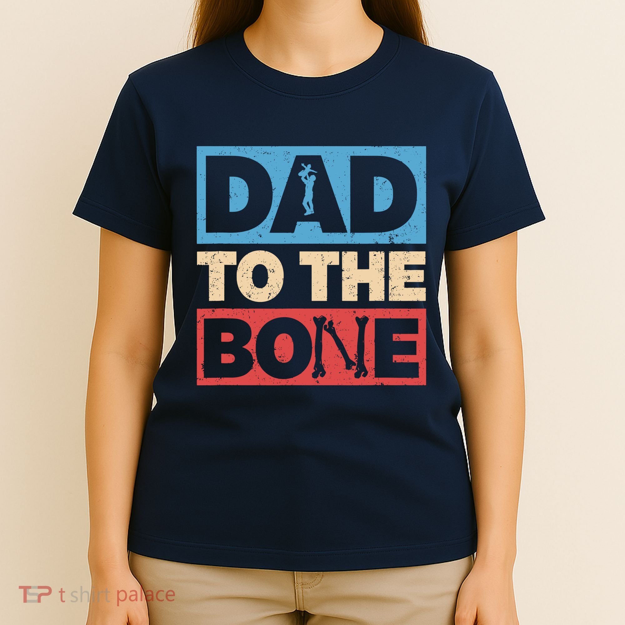 Dad To The Bone Bad Dad Humor T-Shirt