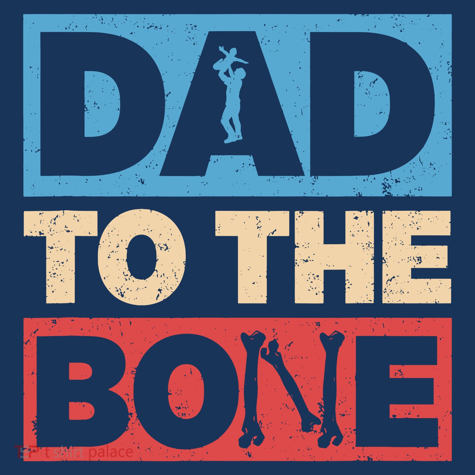 Dad To The Bone Bad Dad Humor Sweatshirt Cinch Pack Bag