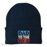 Dad To The Bone Bad Dad Humor Beanie thumb 0