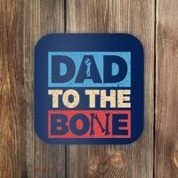 Dad To The Bone Bad Dad Humor Coaster thumb 0