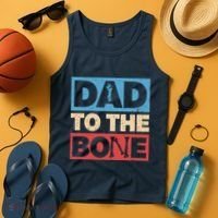 Dad To The Bone Bad Dad Humor Tank Top thumb 4