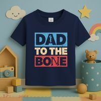 Dad To The Bone Bad Dad Humor Toddler T-Shirt thumb 3