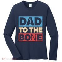 Dad To The Bone Bad Dad Humor Women's Long Sleeve Shirt thumb 0