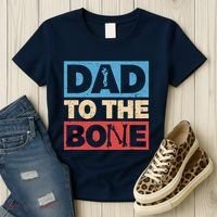 Dad To The Bone Bad Dad Humor Women's T-Shirt thumb 3