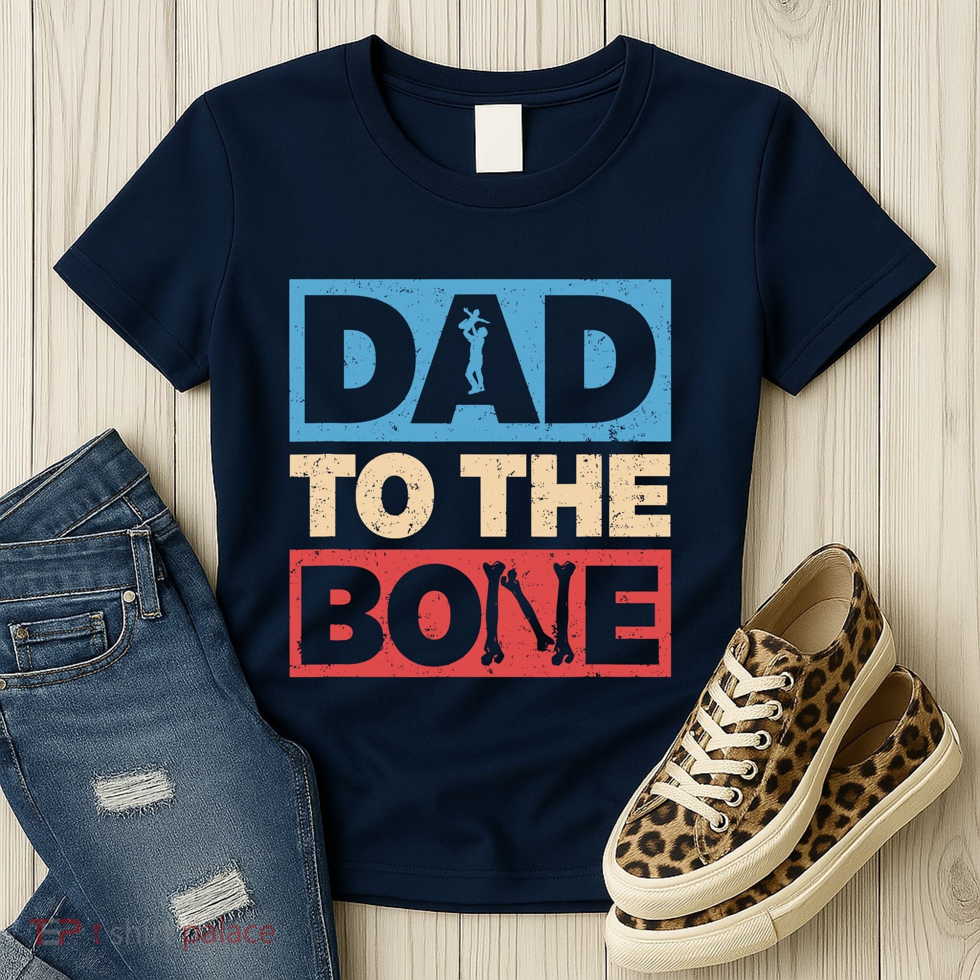 Dad To The Bone Bad Dad Humor Women's T-Shirt