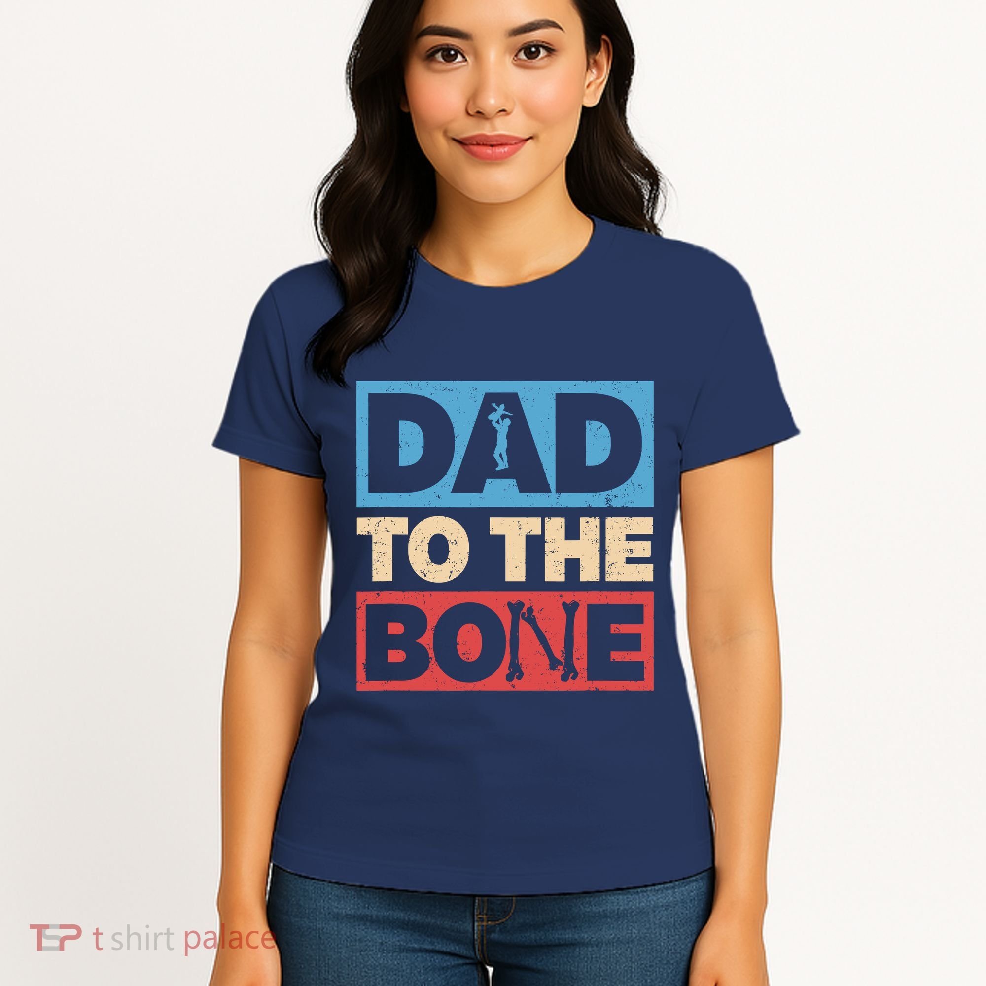 Dad To The Bone Bad Dad Humor Women's T-Shirt