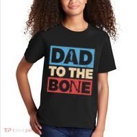 Dad To The Bone Bad Dad Humor Kids T-Shirt thumb 2