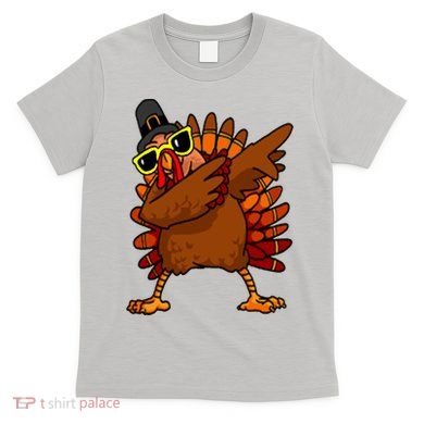 Dabbing Turkey, Thanksgiving Funny Cute T-Shirt