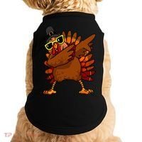 Dabbing Turkey, Thanksgiving Funny Cute Doggie Tank thumb 0