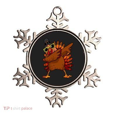 Dabbing Turkey, Thanksgiving Funny Cute Ornament