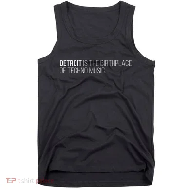 Detroit Techno Techno Lovers Rave Dj Tank Top