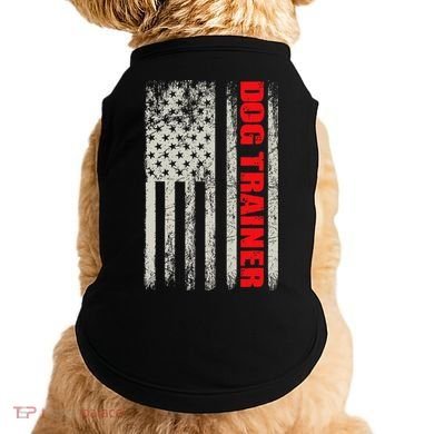 Dog Trainer Usa Flag Dog Training Fun K9 Training Show Dog Doggie Tank