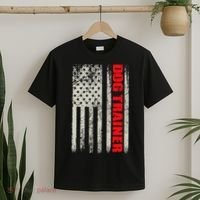 Dog Trainer Usa Flag Dog Training Fun K9 Training Show Dog T-Shirt thumb 2