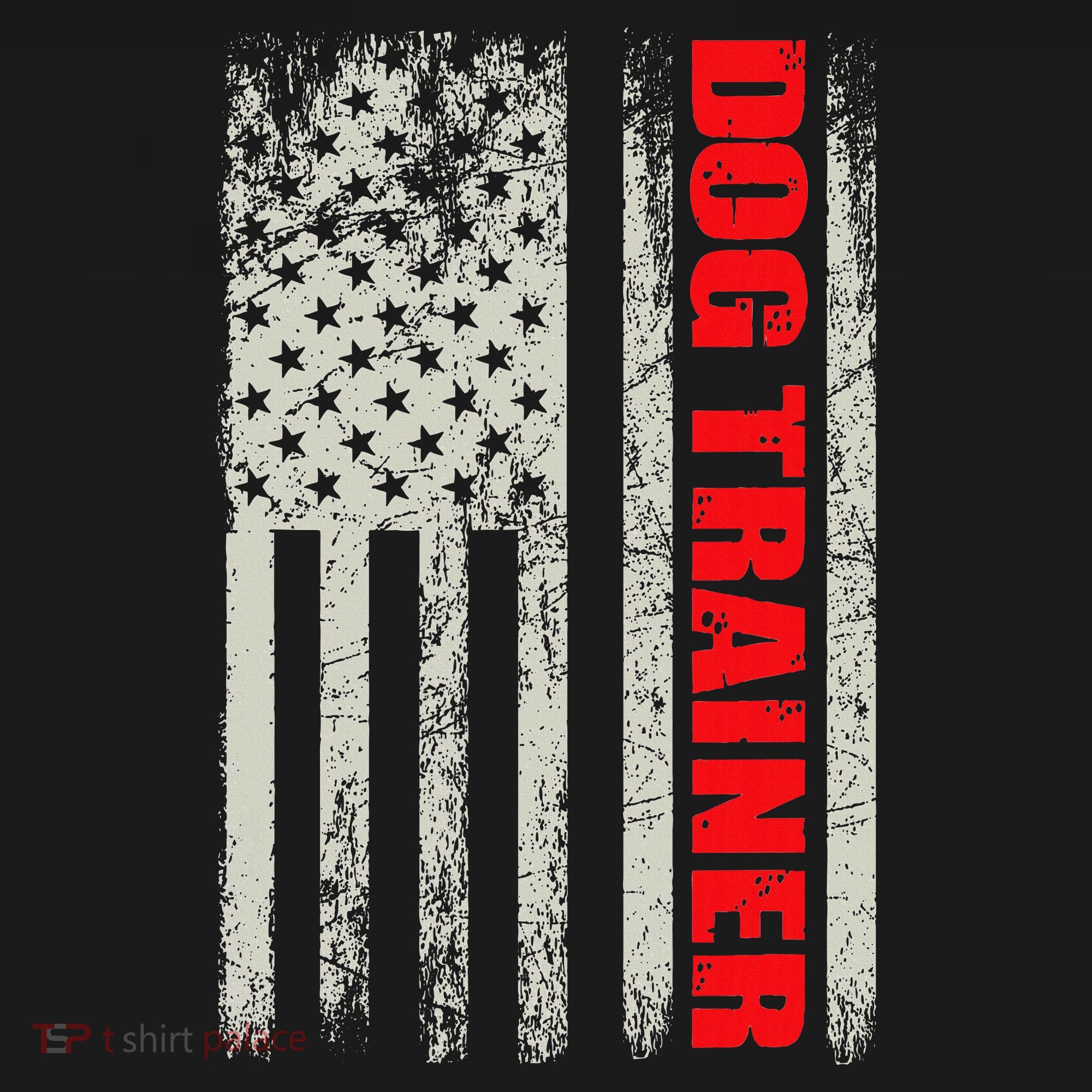 Dog Trainer Usa Flag Dog Training Fun K9 Training Show Dog Women's Tank Top