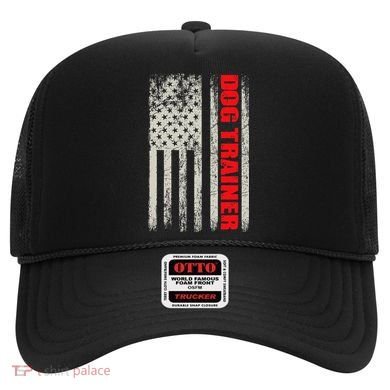 Dog Trainer Usa Flag Dog Training Fun K9 Training Show Dog Hat