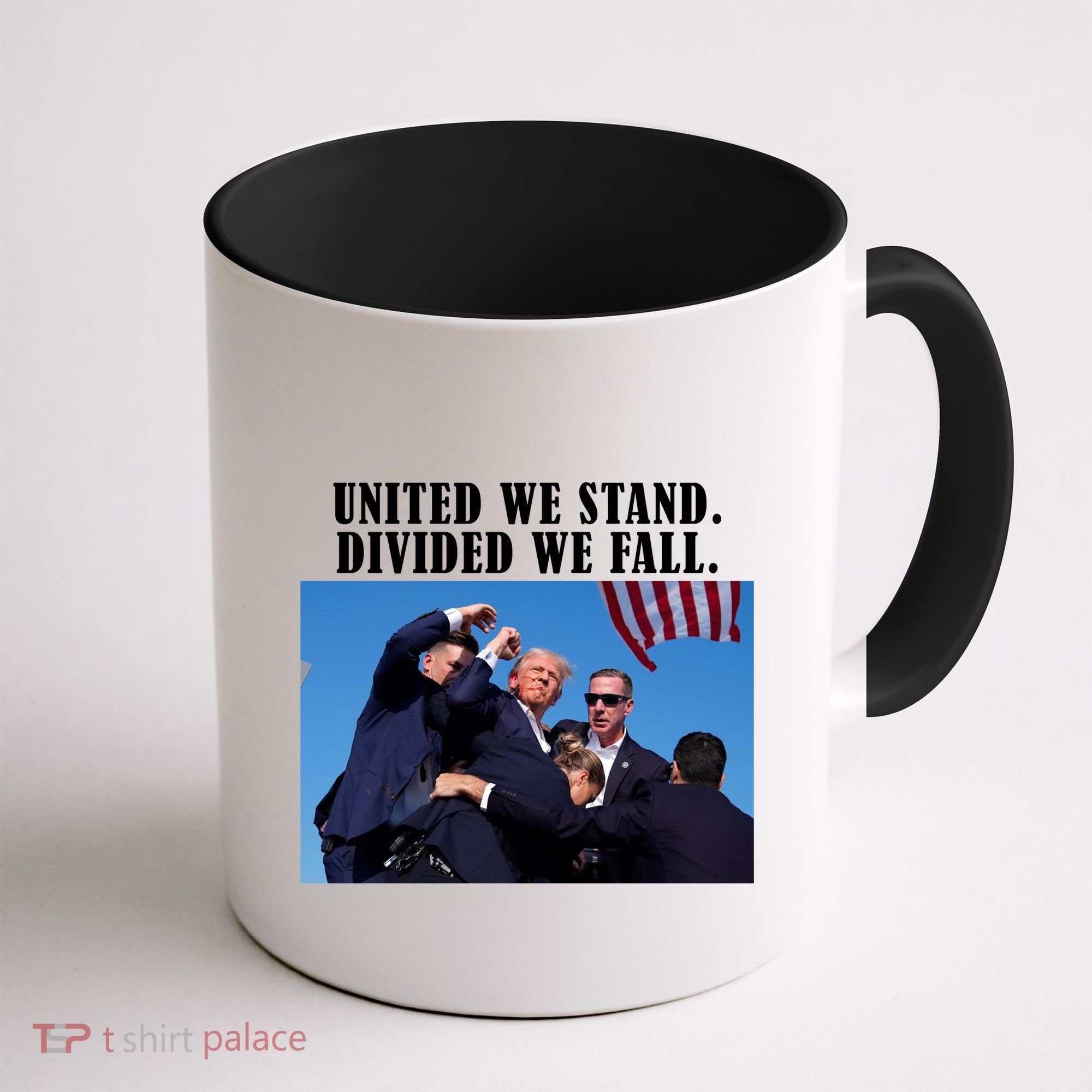 Donald Trump United We Stand Dived We Fall Coffee Mug