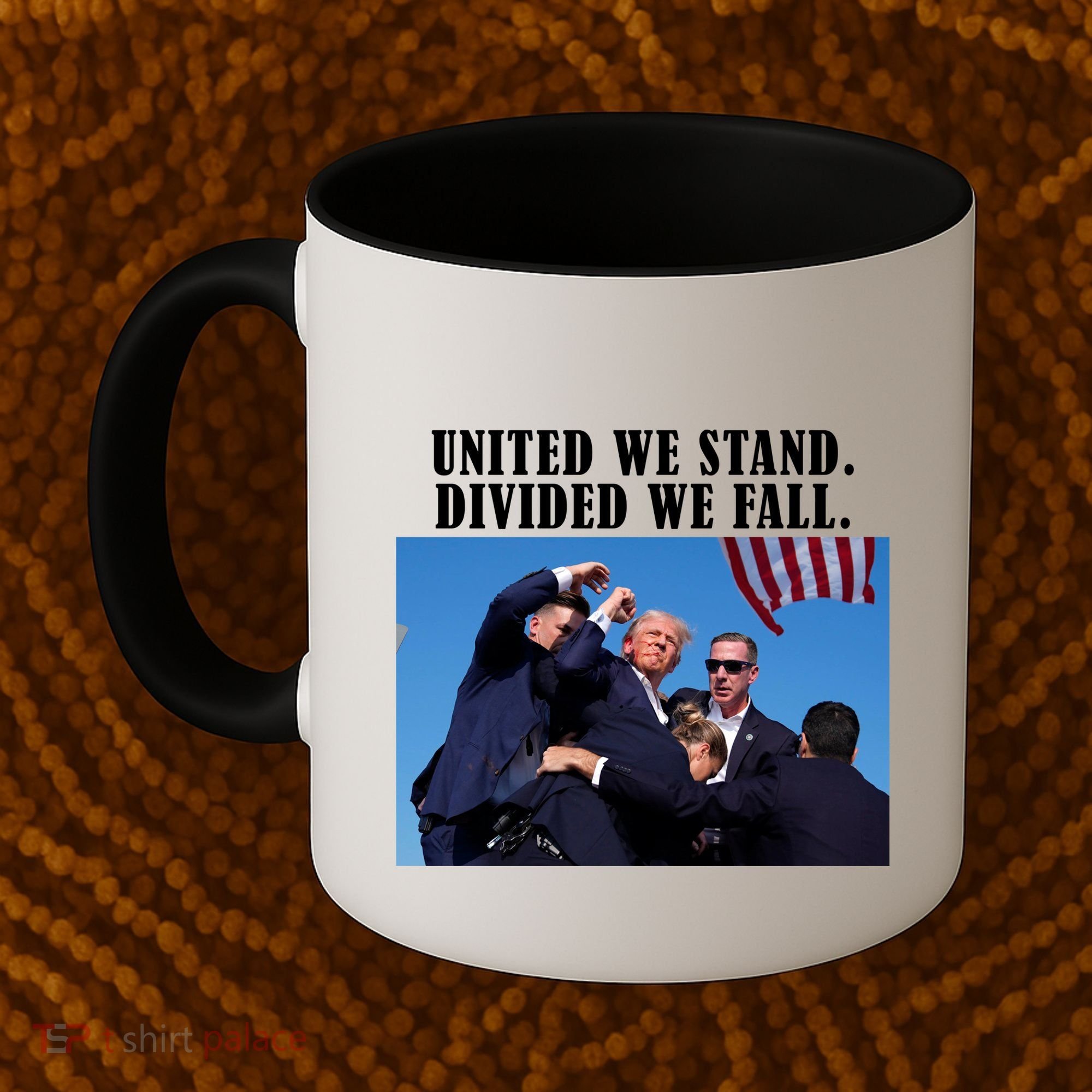 Donald Trump United We Stand Dived We Fall Coffee Mug