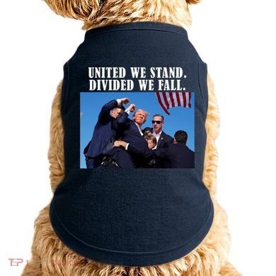 Donald Trump United We Stand Dived We Fall Doggie Tank