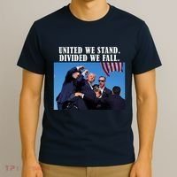 Donald Trump United We Stand Dived We Fall T-Shirt thumb 3