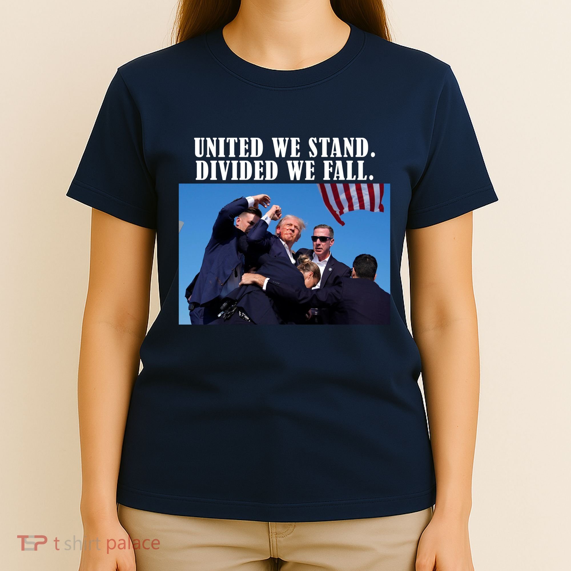 Donald Trump United We Stand Dived We Fall T-Shirt