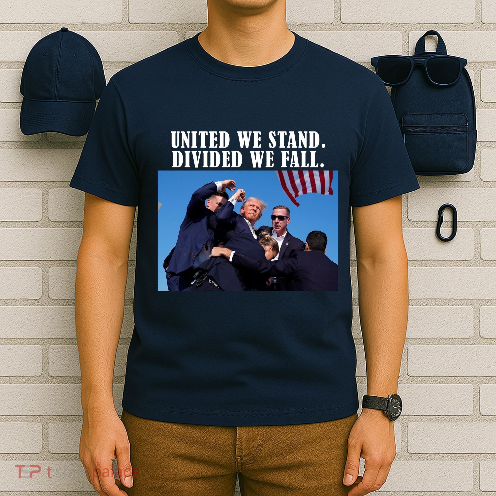 Donald Trump United We Stand Dived We Fall T-Shirt