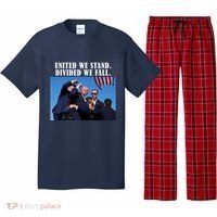 Donald Trump United We Stand Dived We Fall Pajama Set thumb 0