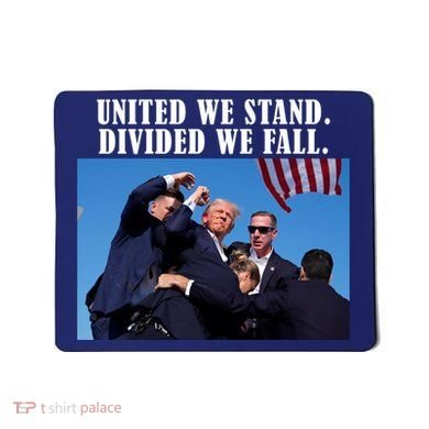Donald Trump United We Stand Dived We Fall Mousepad