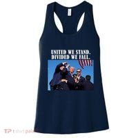 Donald Trump United We Stand Dived We Fall Women's Tank Top thumb 0