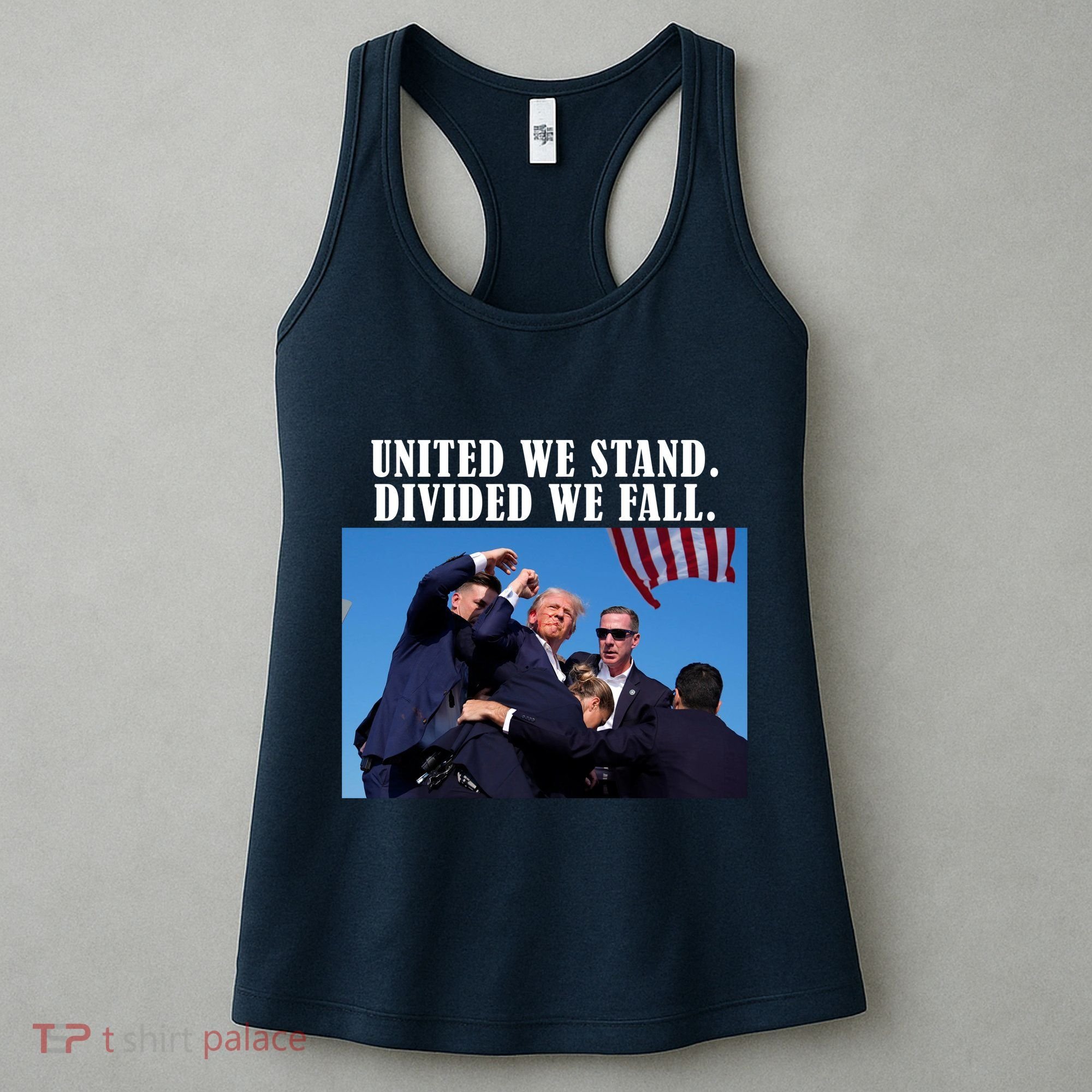 Donald Trump United We Stand Dived We Fall Women's Tank Top