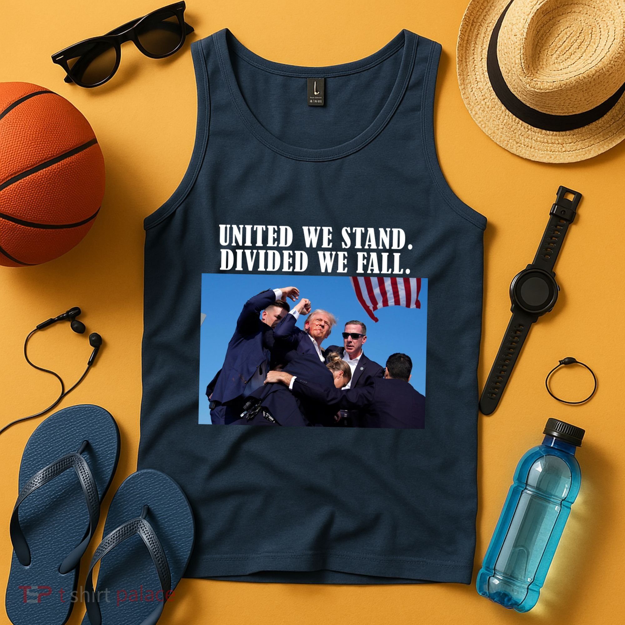 Donald Trump United We Stand Dived We Fall Tank Top