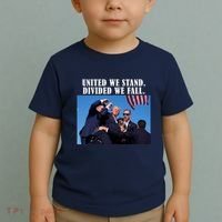 Donald Trump United We Stand Dived We Fall Toddler T-Shirt thumb 2