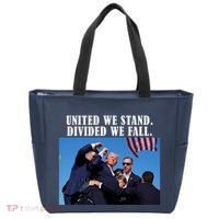 Donald Trump United We Stand Dived We Fall Tote Bag thumb 0