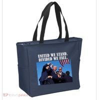 Donald Trump United We Stand Dived We Fall Tote Bag thumb 2