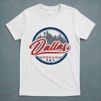 Dallas Texas Vintage Travel Stamp T-Shirt thumb 5