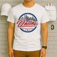 Dallas Texas Vintage Travel Stamp T-Shirt thumb 6